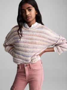 Детские карго джинсы Mango, Pink