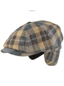 шапка с защитой ушей синего цвета BREITER