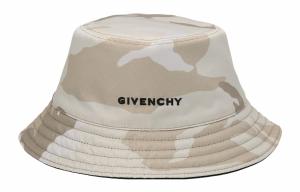 Ведро шляпа унисекс черно-зеленый камуфляж Givenchy