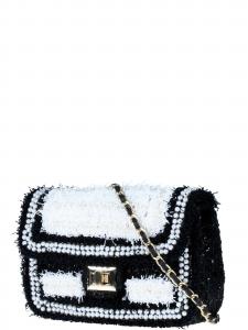 COLLEZIONE ALESSANDRO Сумка через плечо 'Cocco' в черном цвете