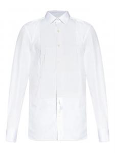 Рубашка TOM FORD со складками спереди, белый