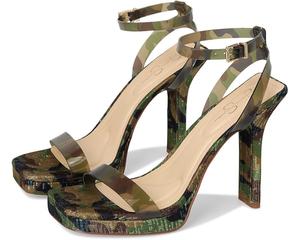 Туфли Jessica Simpson Adonia High Heel Sandals, цвет Forest Camo Green Multi