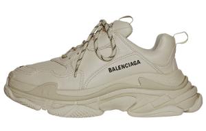 Balenciaga Triple S Бежевая искусственная кожа