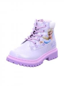 Ботинки на шнуровке серебристого цвета Disney Frozen