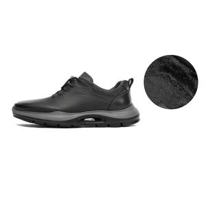 Низкие повседневные туфли 4,5 см мужские BELLE, черные без подкладки