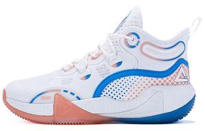 Баскетбольные кроссовки мужские среднего размера, большие, белые/розовые Peak