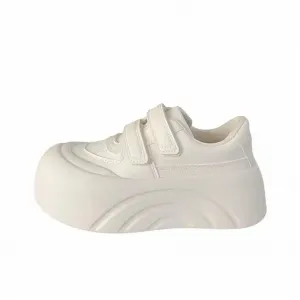 JETRAM Кроссовки для скейтбординга женские белые с амортизацией, износостойкие, легкие, поддерживающие, увеличивающие рост