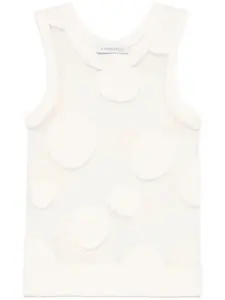 Топ в горох Viktor & Rolf, белый