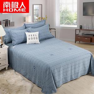 Antarctic Простыня на резинке 150 см, пододеяльник 180х220 см, цвет Remember The Time (Blue), из чистого хлопка