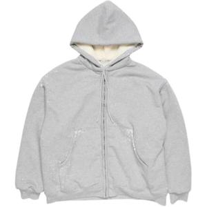 Худи на молнии Acne Studios, серый