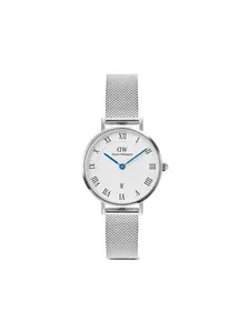 Наручные часы Petite Roman Numerals Date 28 мм Daniel Wellington, белый