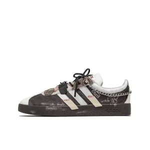 Adidas Neo Кроссовки для скейтбординга VL Court 2.0 с дышащим и противоскользящим верхом, унисекс, черно-коричневые