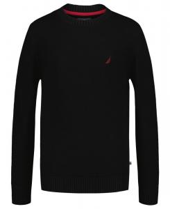 Однотонный свитер для мальчиков 8-20 лет, класс J Nautica, True Black
