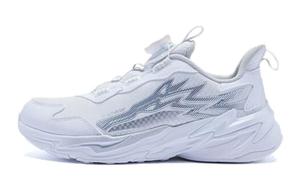 QIAODAN Кроссовки детские, износостойкие, противоскользящие, белые, серебристые, для подростков