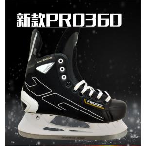 HEAD Коньки Pinyue New Ice Skates, фигурные лезвия для взрослых, мужские и женские, лезвия для хоккея, роликовые коньки, черные и золотые S360 (немного велики, рекомендуем взять на размер меньше), размер 38