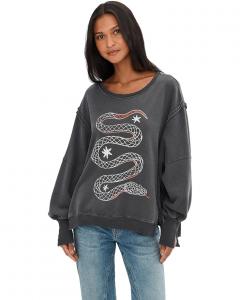 Женский худи Free People We The Free Graphic Camden, Snake Combo