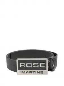 Ремень с пряжкой-логотипом Martine Rose, черный