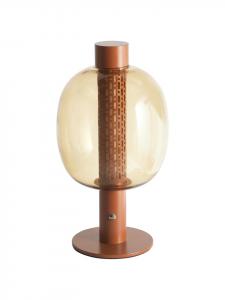 Настольные лампы PULANGI коричневого цвета - (Ш) 15 x (В) 30 x (Д) 15 см