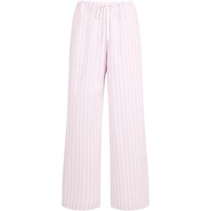 Skims Повседневные брюки женские Pale Pink Pencil Stripes Moderate Wide Leg