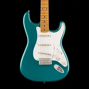 Fender Vintera II 50s Stratocaster с грифом из клена, цвет Ocean Turquoise, с чехлом