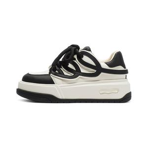 Женские низкие кеды для скейтбординга Coup De Foudre, черный бежевый белый