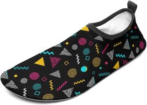Водные тапочки, обувь для плавания, быстро сохнущие босоножки, аква-носки, пляжная обувь для женщин и мужчин Woezkex, Pattern183