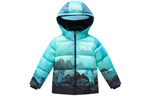 GS Пуховики/Жилеты Fila Kids, цвет All Over Print