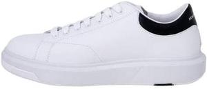 Мужские кожаные кроссовки AX Armani Exchange с толстой подошвой, черный