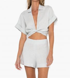 Шорты Amalia с высокой талией в цвете морской пены JBQ, Seafoam