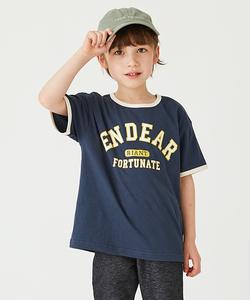 Футболка с короткими рукавами с логотипом колледжа Ever Closet, цвет Indigo