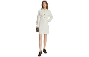 ELLE Платье с длинным рукавом Women's Ecru