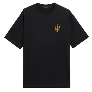 Футболка унисекс Maserati розовая