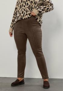 Брюки Yours Clothing SMART, Brown/Dark Brown