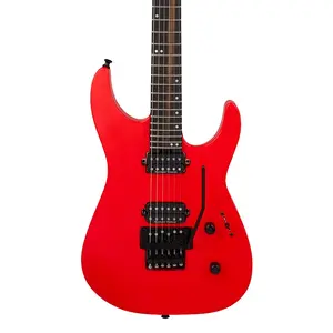 Jackson American Series Virtuoso в цвете полосатое черное с красным, с мягким чехлом