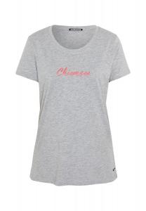 Футболка в стиле лейбла CHIEMSEE, цвет 17-4402m Neutral Gray Melange