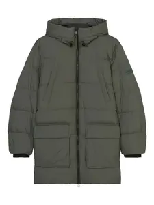 Пуховик с капюшоном Marc O'Polo, зеленый