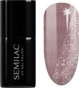 Уф-Гибридный дневной и ночной гель-лак для ногтей, полимеризующийся под УФ/LED-лампой Semilac, atspalvis 395 dawn till dusk 7 мл