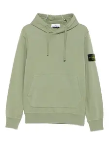 Худи с нашивкой Compass Stone Island, зеленый