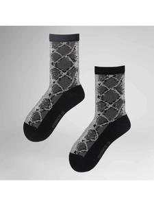 Носки Snake Fashion черного цвета Hudson