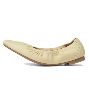 Повседневные однотонные туфли женские 1,2 см, абрикосового цвета XICUNMINGWU, Apricot