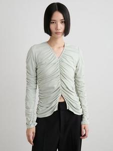 Сборчатый крой топ Miesrohe, цвет Mnt[021]