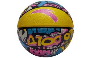 ANTA Резиновый баскетбольный мяч black/blue/yellow size 7 ball/size 5 ball тренировочный соревновательный