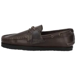 Clarks Арт Godney Boat Leather Loafers 2cm мужские темно-коричневые