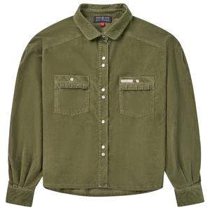 Женская рубашка-блузка из дикого бархата Amundsen Sports, зеленый