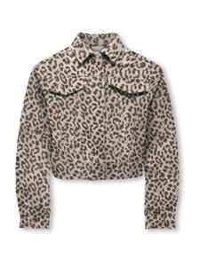 ONLY GIRLS Куртка межсезонная 'KOGAnlie' в цвете антрацит, гридж, светло-серый