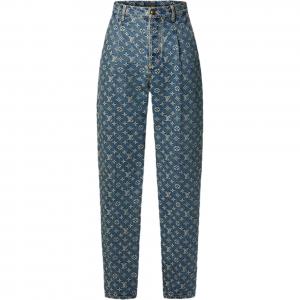 Джинсовые брюки Lv Monogram от LOUIS VUITTON, синие