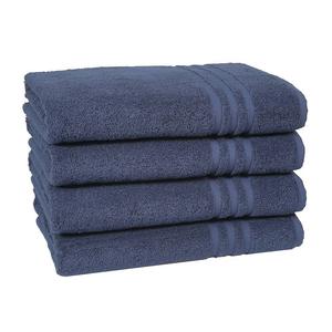 Linum Home Textiles Набор банных полотенец из турецкого хлопка из 4 предметов, цвет Twilight Blue