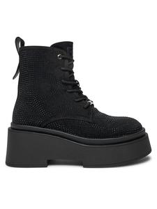 Ботильоны на плоской подошве GOE, черный