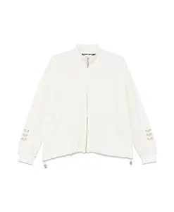 Стильная толстовка на молнии с эффектными деталями. Liu Jo, белый