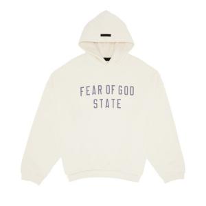 Худи Fear of God Essentials Fleece Hoodie Shell, кремовый